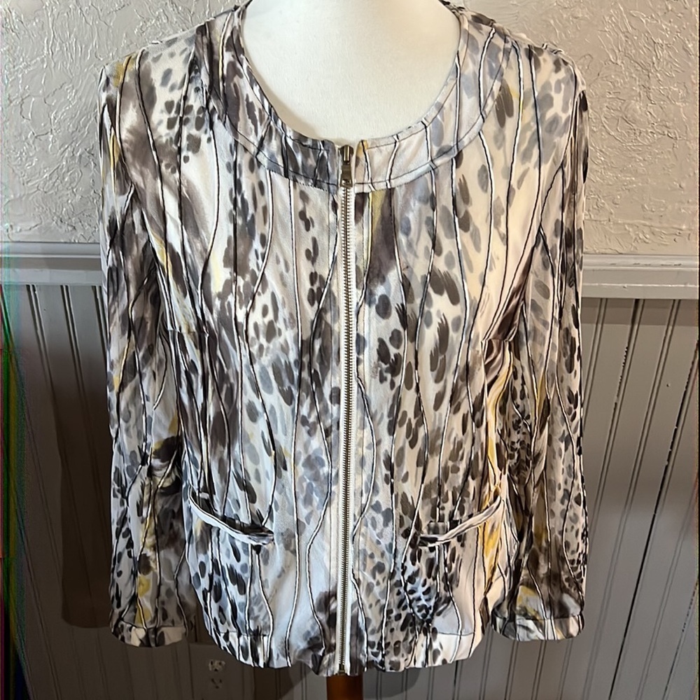 Peck & Peck Sheer Jacket